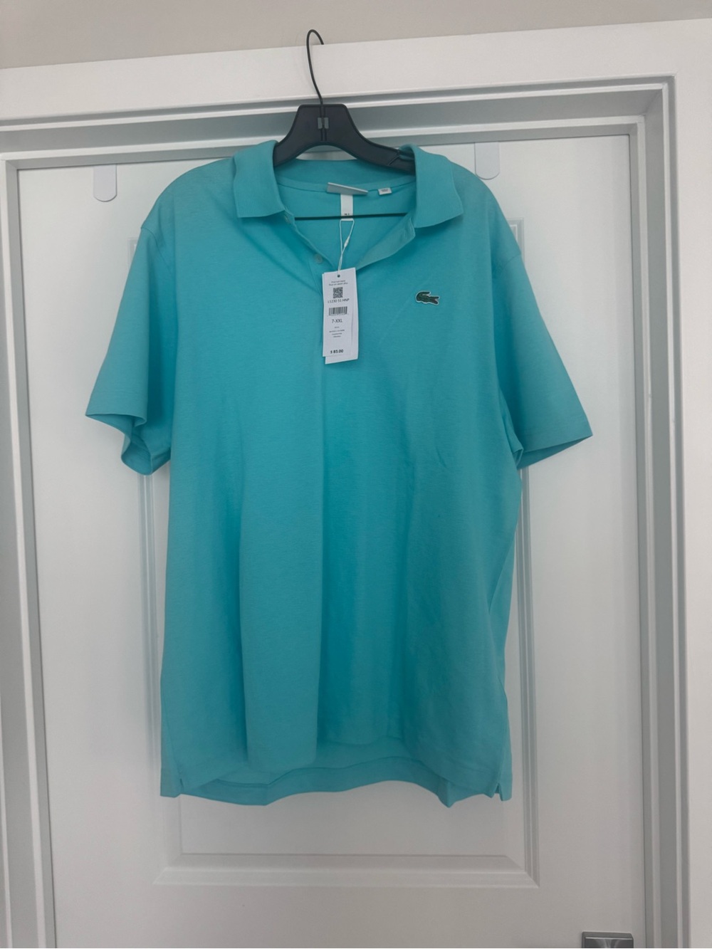 Mens Lacoste Sport Polo Shirt turquoise sz XXL NWT